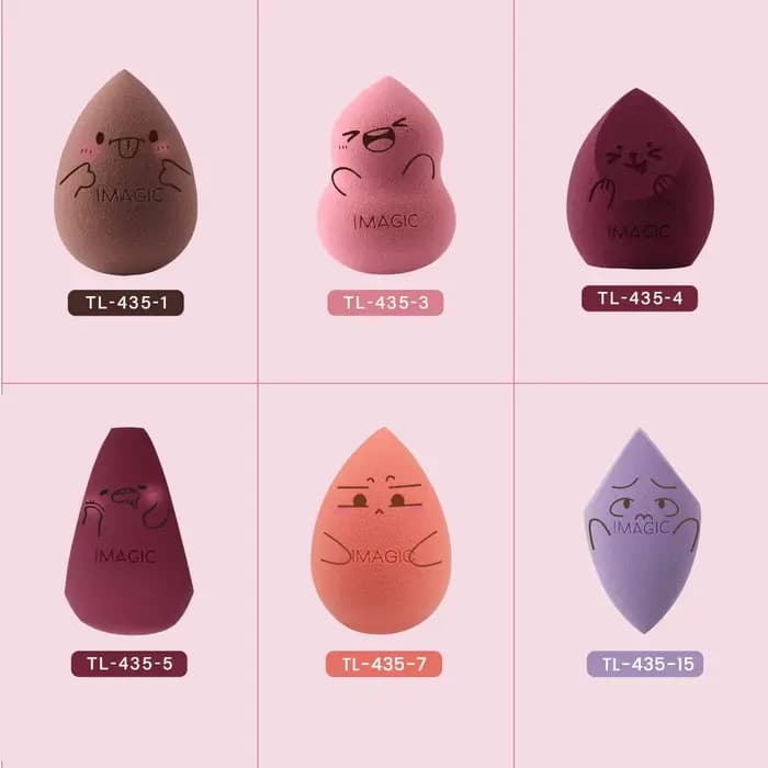 IMAGIC 10 pièces/KIT éponge de maquillage douce pour fond de teint crème anti-cernes vente en gros L