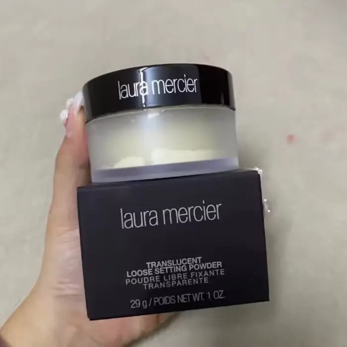 Poudre Libre Multi-Effets Lau Mercier : Poudre Fixatrice Légère
