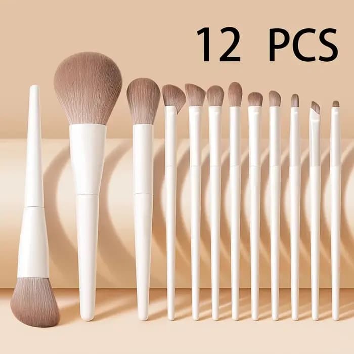 Ensemble de 12 pinceaux de maquillage professionnels