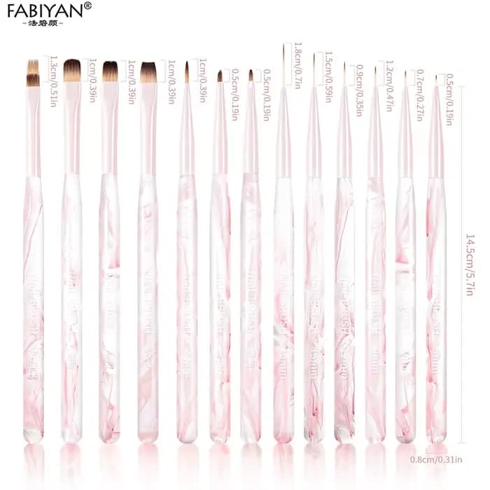 Pinceaux liner pour manucure et nail art