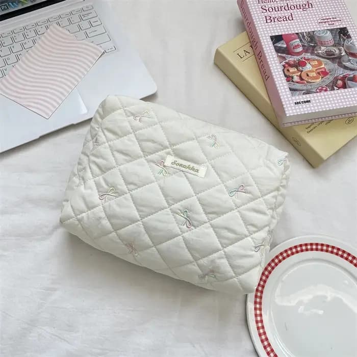 Nouveau motif de fleur femmes trousse de maquillage articles de toilette organisateur de cosmétiques sac à fermeture