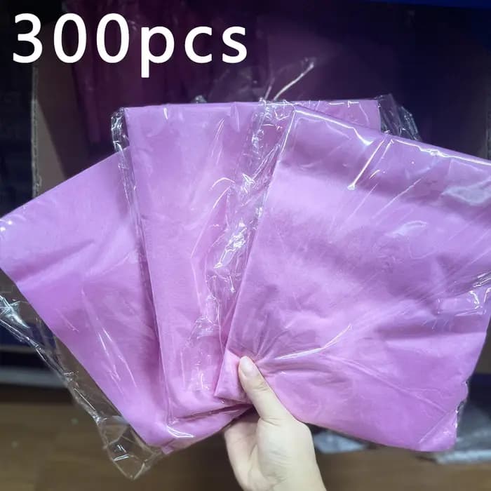 300 pièces Nail Art dépoussiéreur filtre papier 19x24 cm manucure Machine poussière remplacer