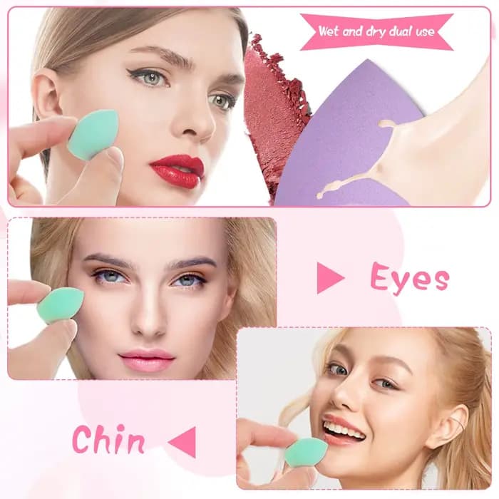 Ensemble d'éponges de maquillage