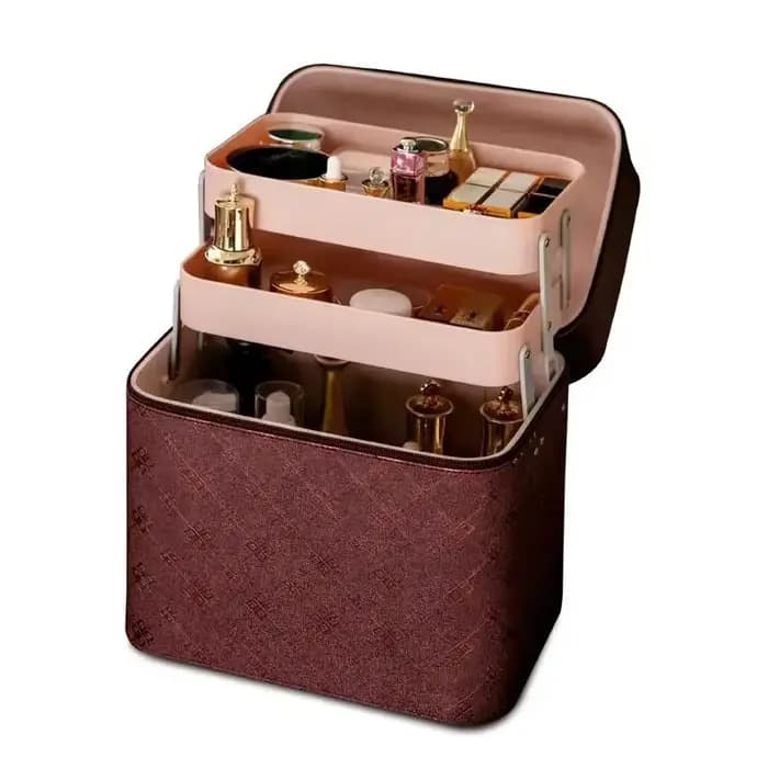 Trousse de maquillage professionnelle pour femme, étui à cosmétiques, boîte de rangement de maquilla