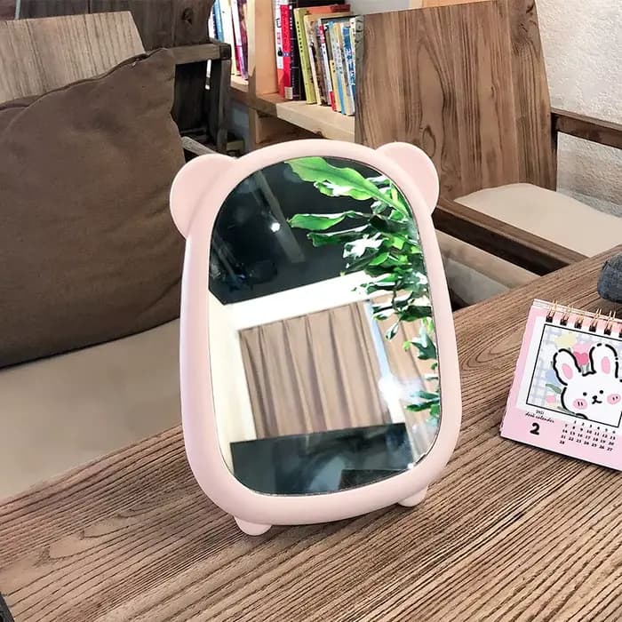 Kawaii chambre maquillage miroir Table filles petit rose