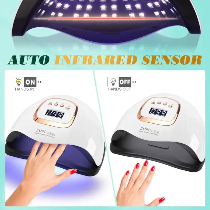 Lampe à ongles UV LED 380W, pour le Salon de maison, lampes de séchage puissantes pour tous les vern