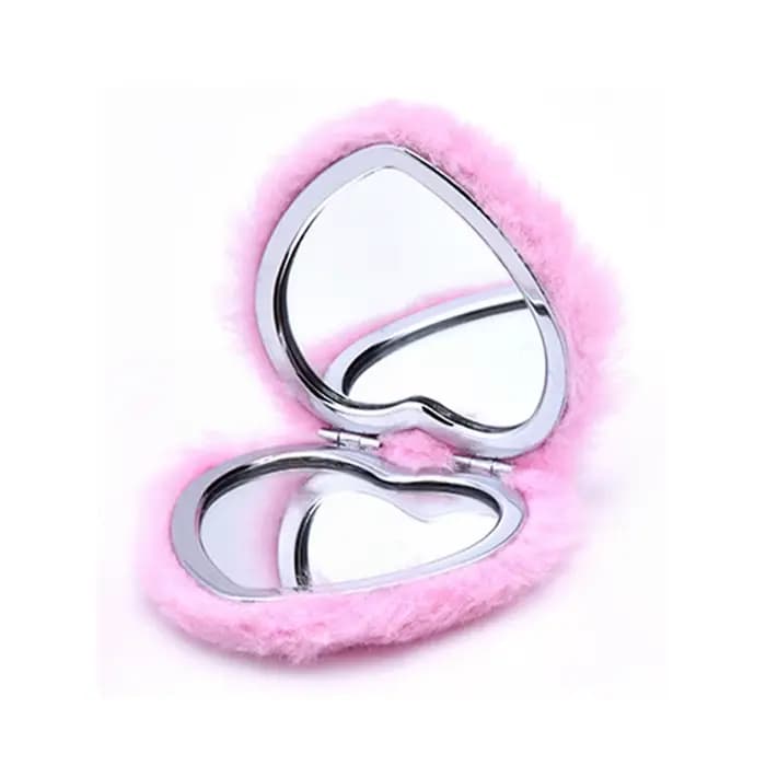 Miroir de maquillage pliant avec grossissement