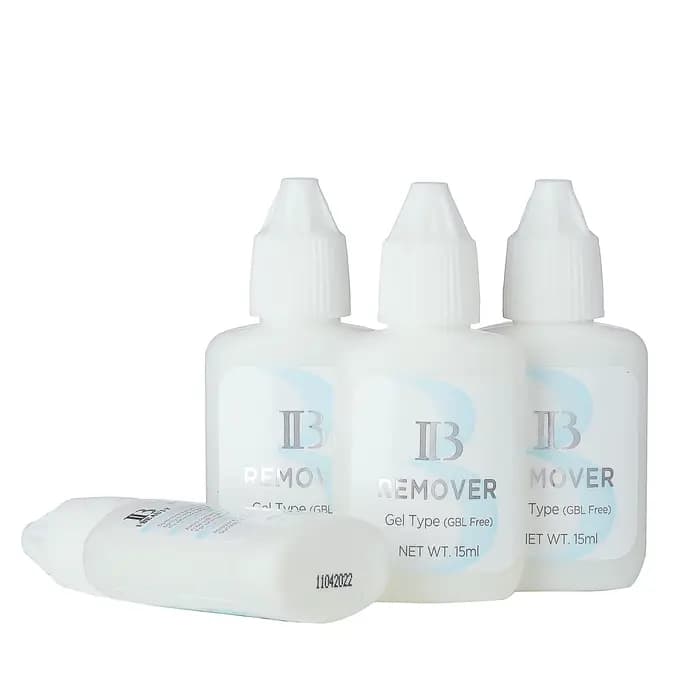 10 pièces I beauté dissolvant de colle GBL gratuit ib Extension de cils dissolvant de colle clair dé