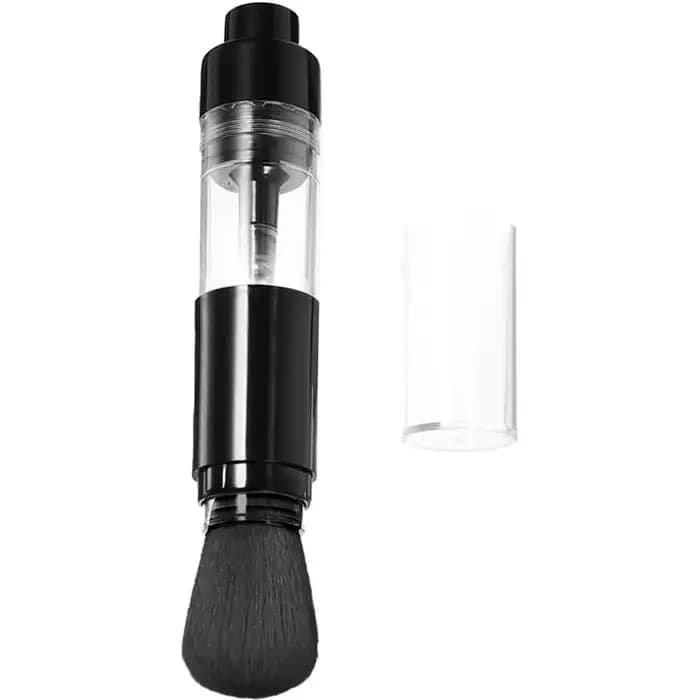 Pinceau à poudre rechargeable pour poudre libre, pinceau de maquillage de voyage, applicateur, pinceaux de maquillage réutilisables pour Contour de Blush en poudre