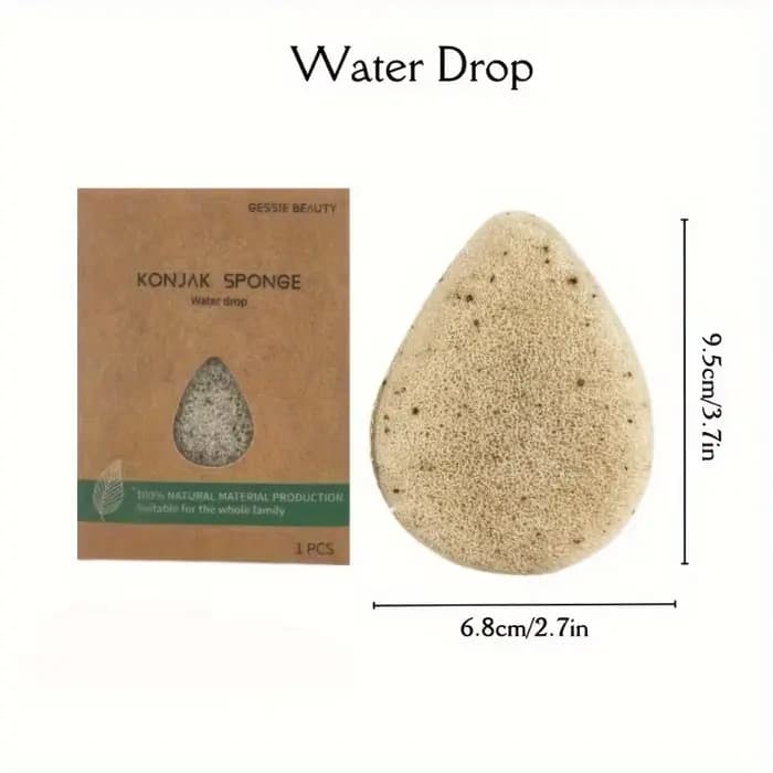 2 éponges Konjac pour un nettoyage en profondeur pour homme et femme