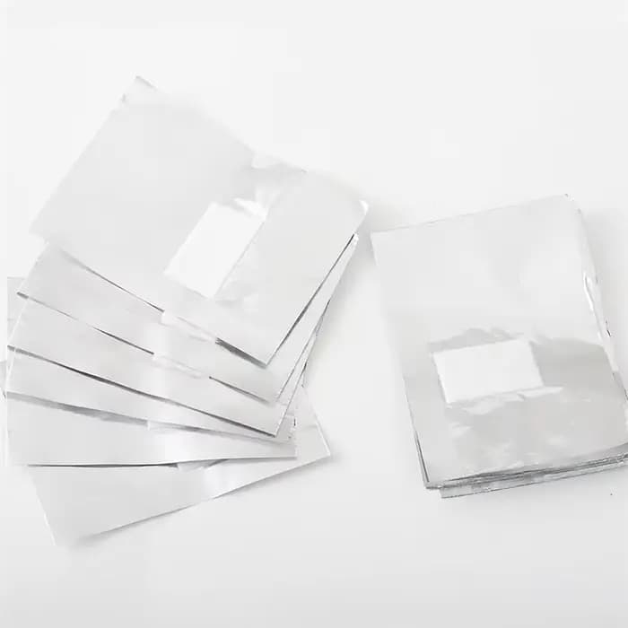 100 pièces sac feuille d'aluminium Nail Art tremper le vernis à ongles enlèvement enveloppes serviet