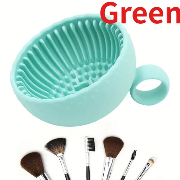 Bol de nettoyage pour pinceaux de maquillage en silicone
