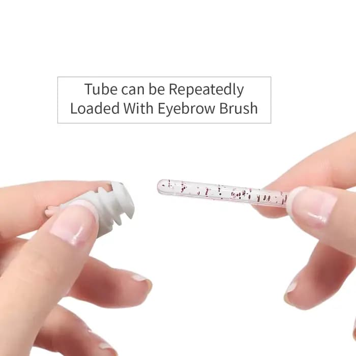 Brosse à cils jetable, Tube de brosse à cils réutilisable