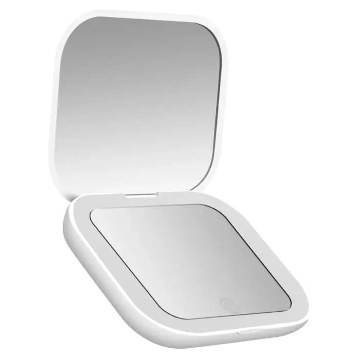 Miroir compact avec éclairage