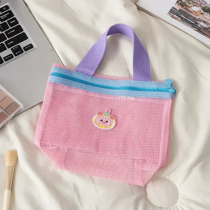 Sac de toilette portable en maille