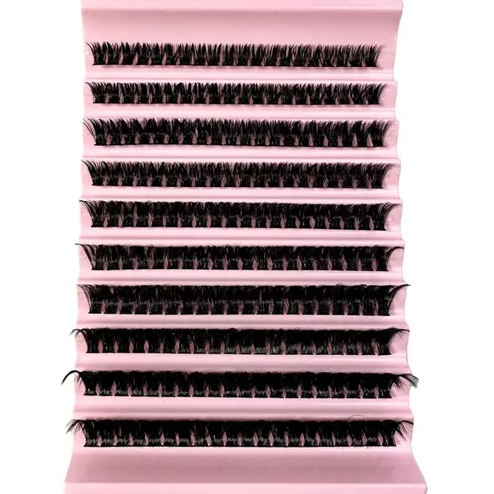 140 paquets de cils en grappe cheveux naturels