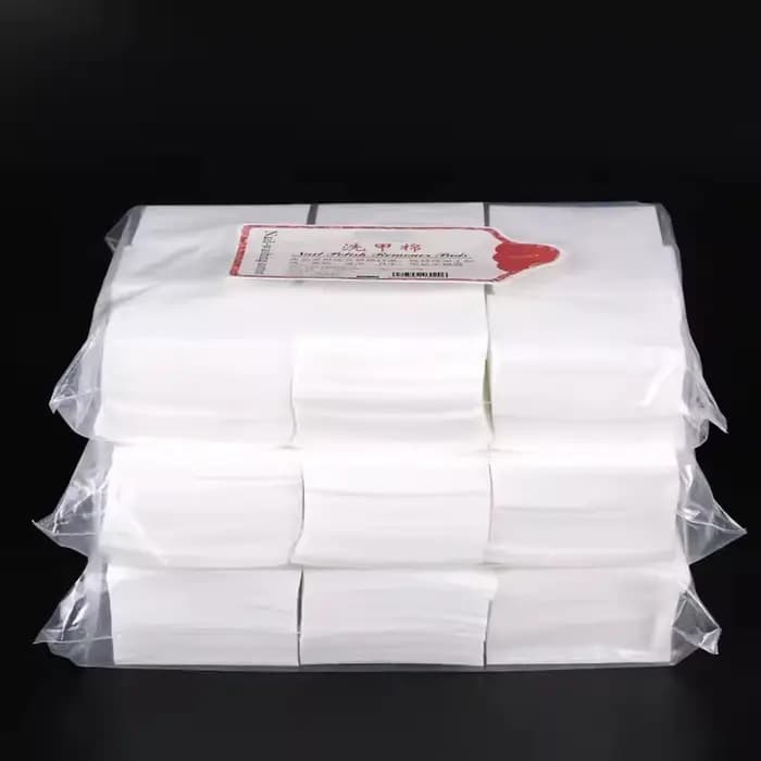 1000/500/100 pièces lingettes à ongles 100% tampons de coton non pelucheux dissolvant de vernis à on