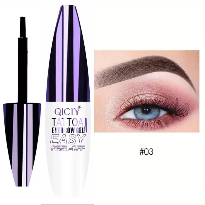 Gel pour sourcils, tatouage durable de 3 jours, facile à décoller, Types de crème, longue durée, résistant aux taches, résistant à la sueur, cosmétiques imperméables