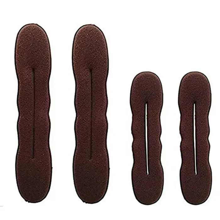 4 pièces magique beignet chignon fabricant bricolage femmes cheveux accessoires tresse style épingles