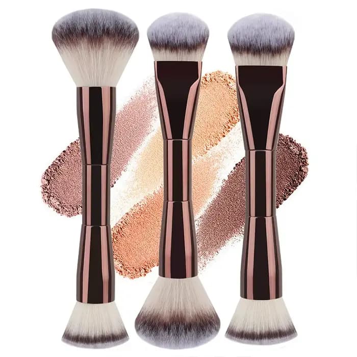 Pinceau de maquillage à Double tête